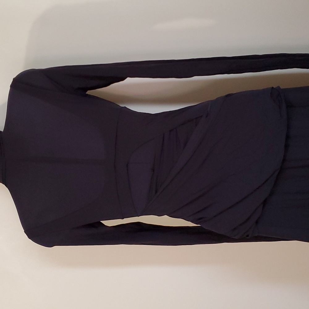 Stunning Layered Bodysuit Stretch Mini Dress, Flounce Skirt NWOT. 🔥 HOT - Picture 11 of 16